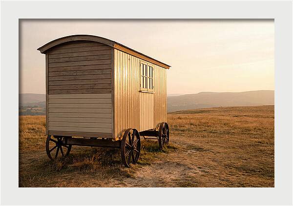 Traditional Wooden Shepherd Hut