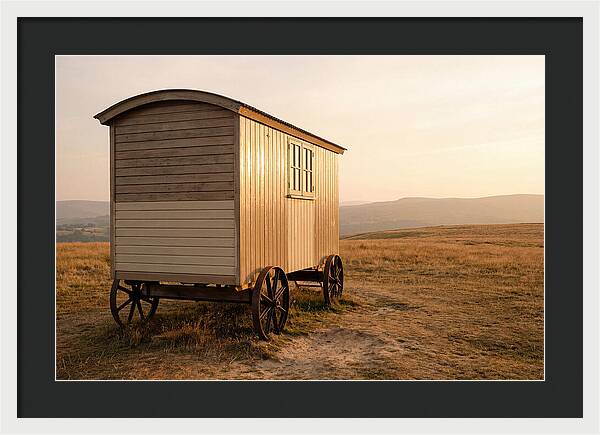 Traditional Wooden Shepherd Hut