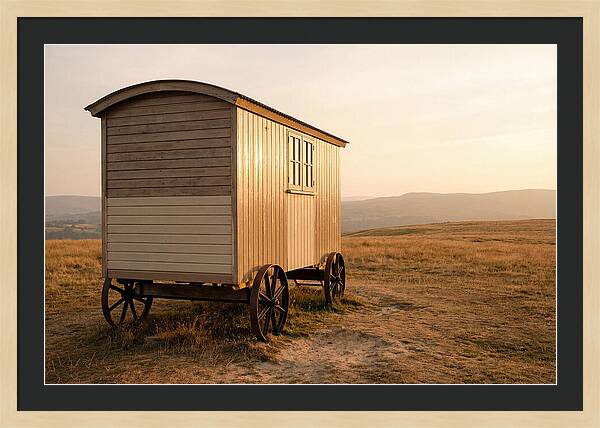 Traditional Wooden Shepherd Hut