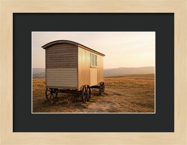 Traditional Wooden Shepherd Hut