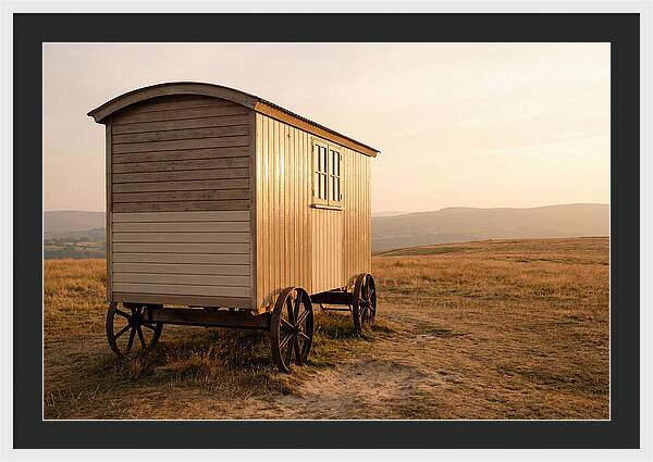 Traditional Wooden Shepherd Hut
