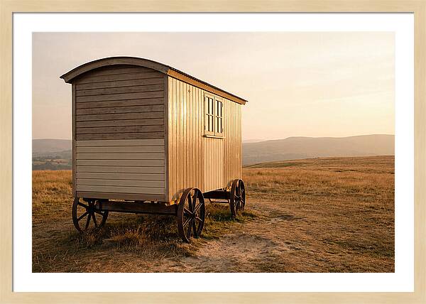 Traditional Wooden Shepherd Hut