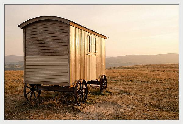 Traditional Wooden Shepherd Hut
