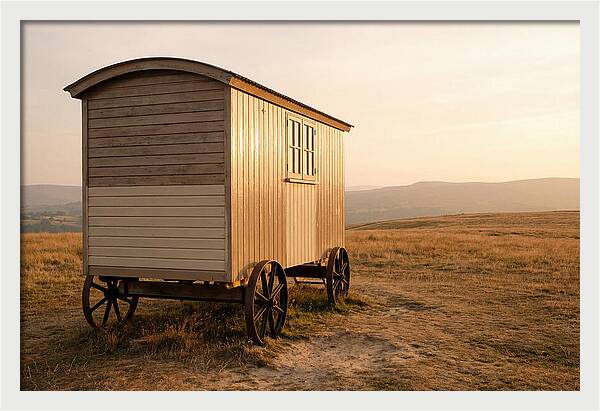 Traditional Wooden Shepherd Hut