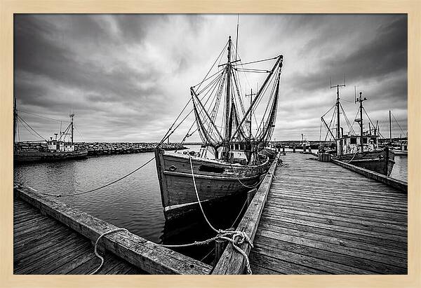 Traditional Wooden Shrimp Trawler