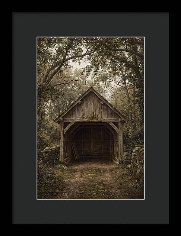 Traditional Wooden Wagon Shed