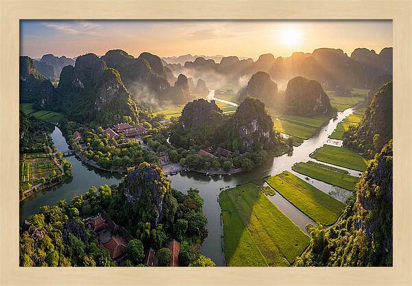 Trang An Landscape Complex From Above