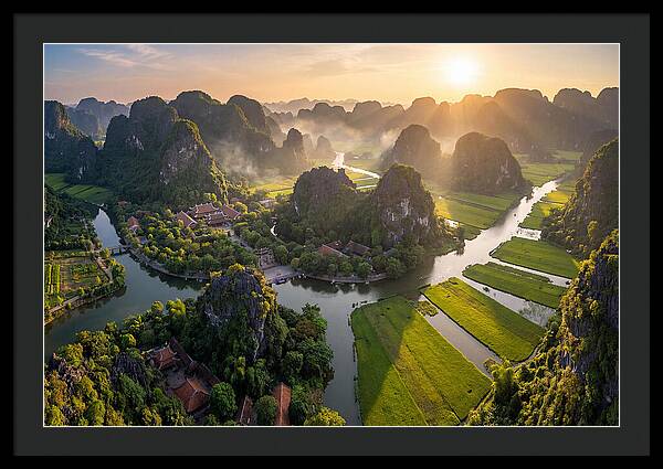 Trang An Landscape Complex From Above