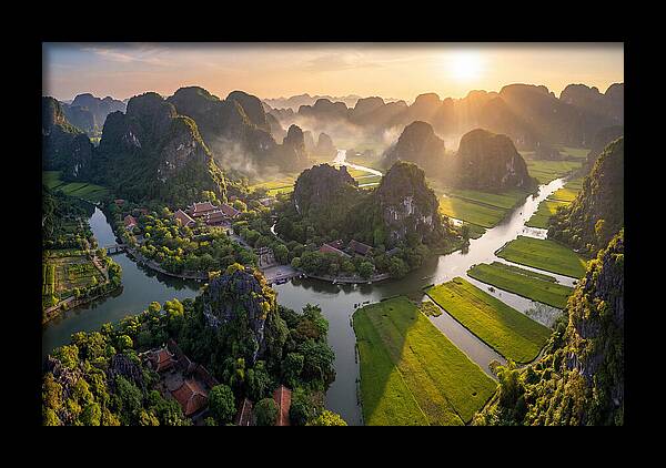 Trang An Landscape Complex From Above