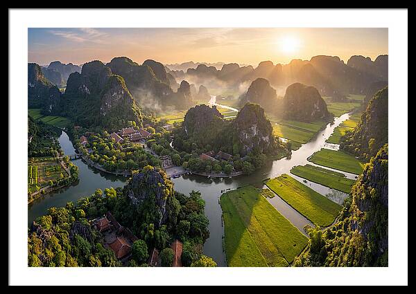 Trang An Landscape Complex From Above