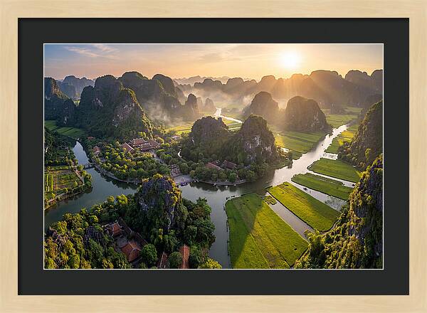 Trang An Landscape Complex From Above