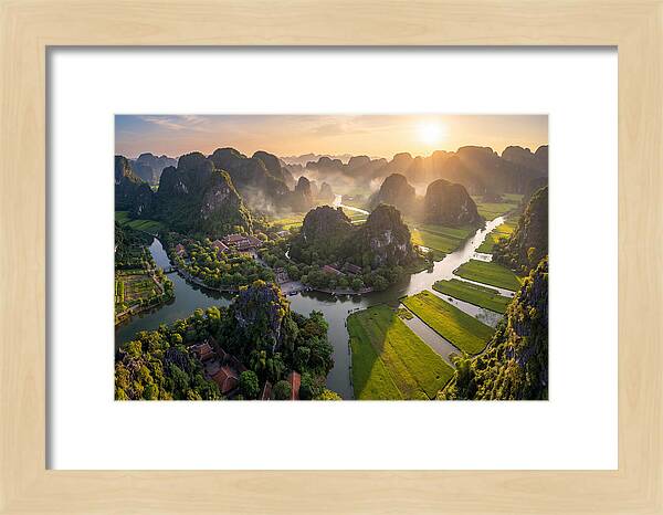 Trang An Landscape Complex From Above