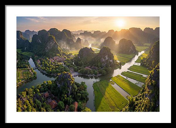 Trang An Landscape Complex From Above