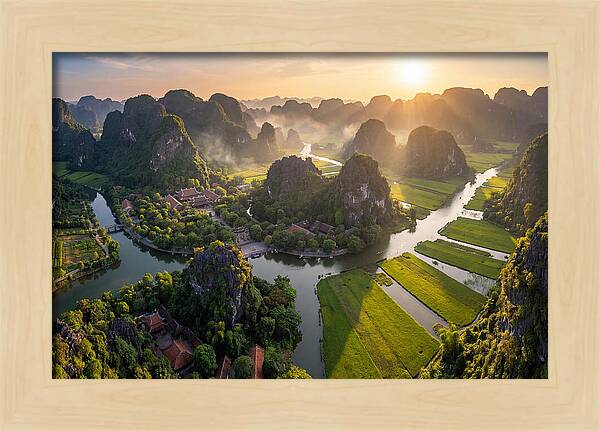 Trang An Landscape Complex From Above