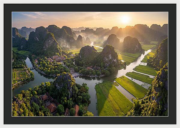 Trang An Landscape Complex From Above