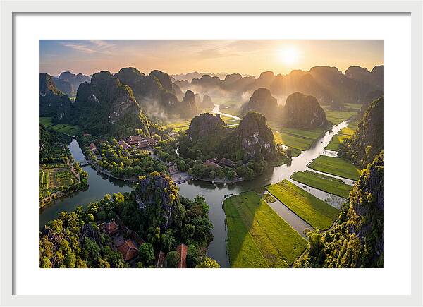 Trang An Landscape Complex From Above
