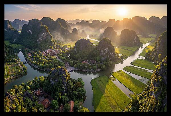 Trang An Landscape Complex From Above