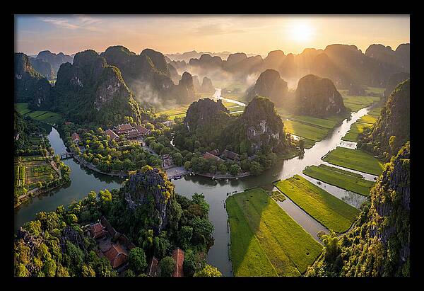 Trang An Landscape Complex From Above