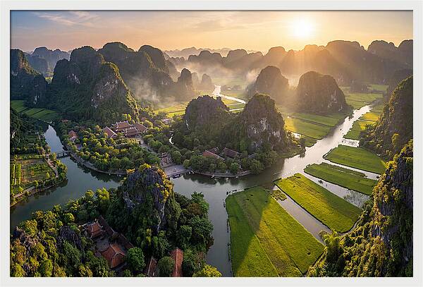 Trang An Landscape Complex From Above