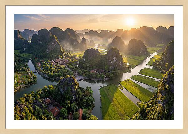 Trang An Landscape Complex From Above