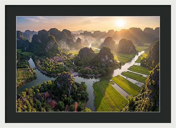 Trang An Landscape Complex From Above