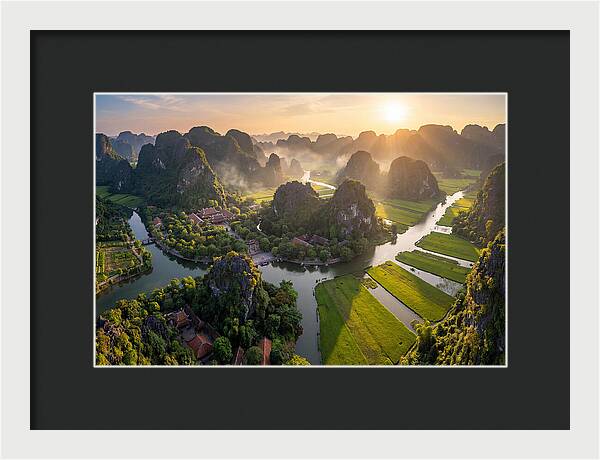 Trang An Landscape Complex From Above
