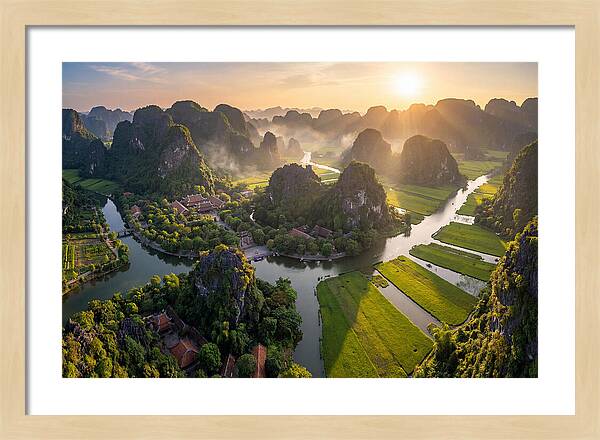 Trang An Landscape Complex From Above