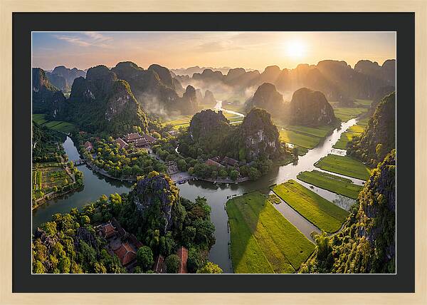Trang An Landscape Complex From Above