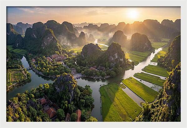 Trang An Landscape Complex From Above