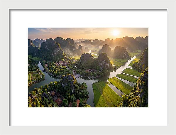 Trang An Landscape Complex From Above