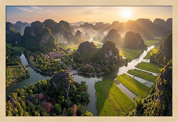 Trang An Landscape Complex From Above