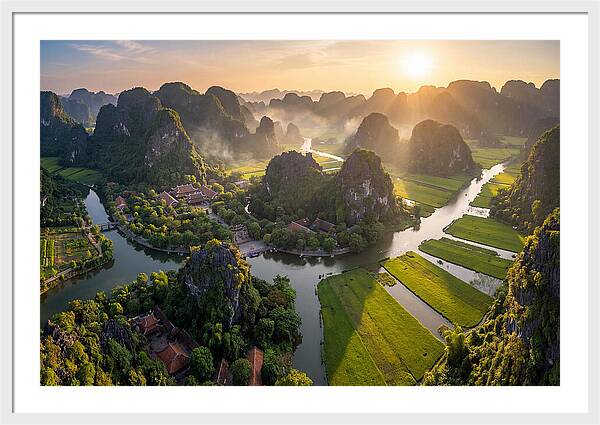 Trang An Landscape Complex From Above
