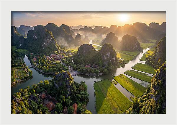 Trang An Landscape Complex From Above