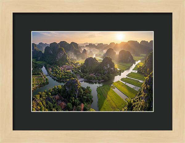 Trang An Landscape Complex From Above