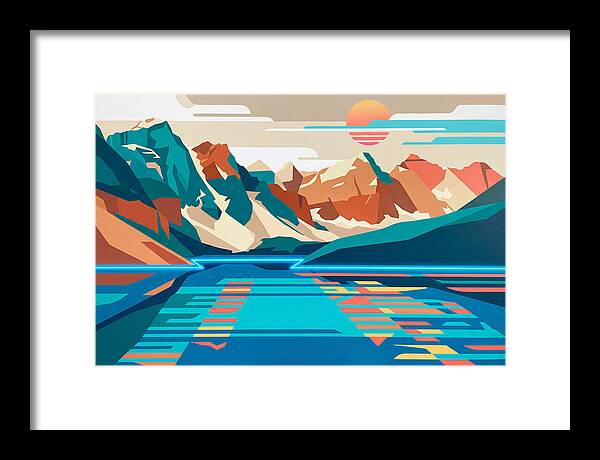 Tranquil Alpine Reflections