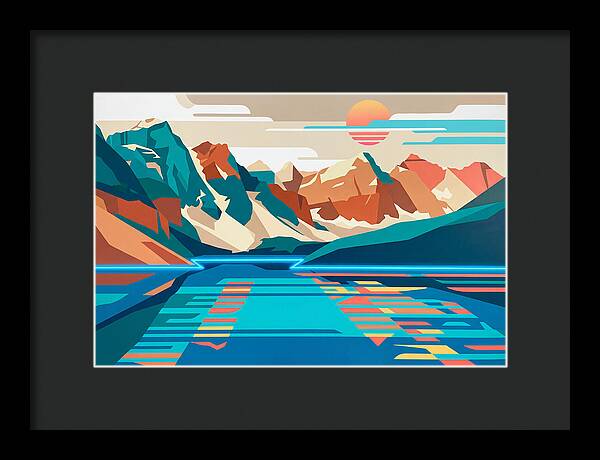 Tranquil Alpine Reflections