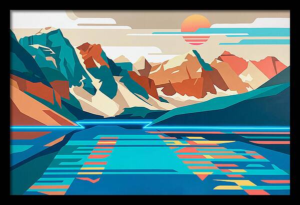 Tranquil Alpine Reflections