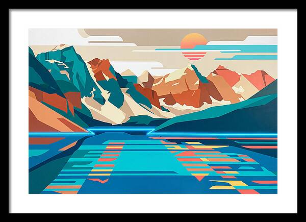 Tranquil Alpine Reflections