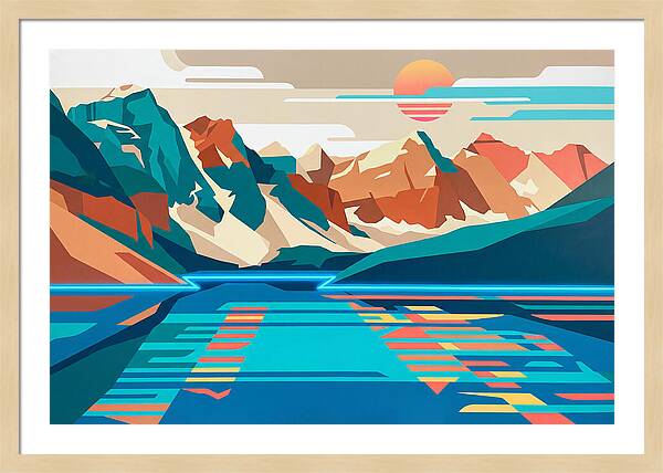Tranquil Alpine Reflections