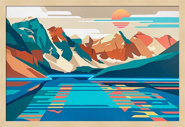 Tranquil Alpine Reflections