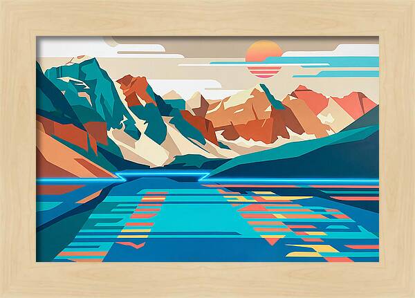 Tranquil Alpine Reflections