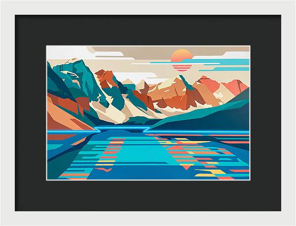 Tranquil Alpine Reflections