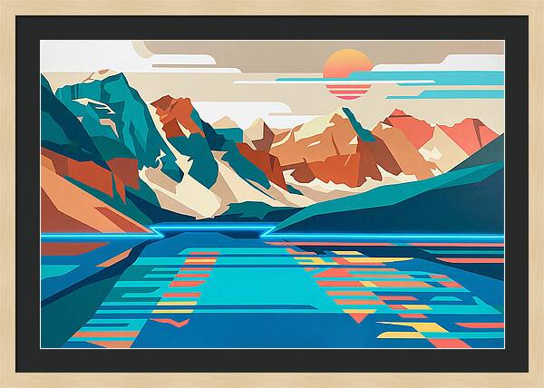 Tranquil Alpine Reflections