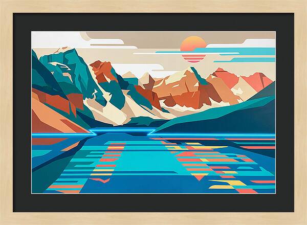 Tranquil Alpine Reflections