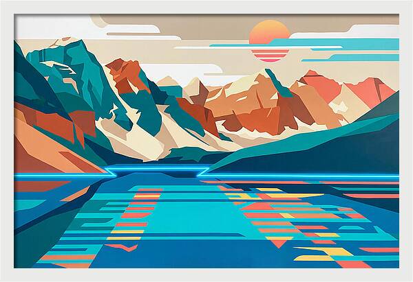 Tranquil Alpine Reflections