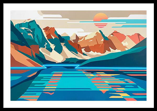 Tranquil Alpine Reflections