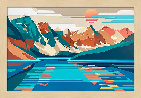 Tranquil Alpine Reflections