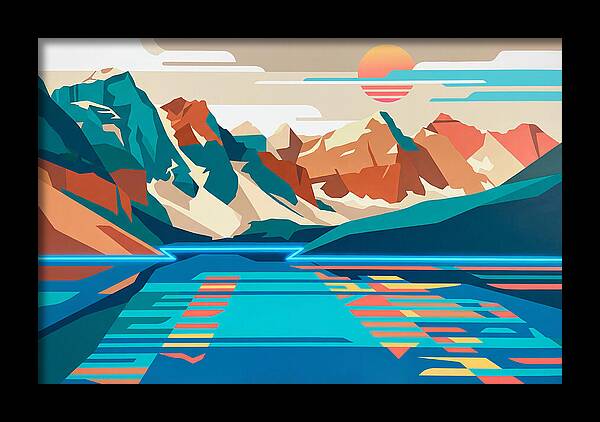 Tranquil Alpine Reflections