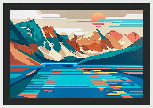 Tranquil Alpine Reflections
