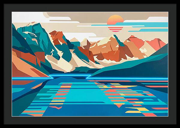 Tranquil Alpine Reflections